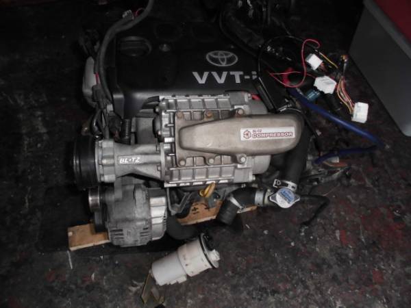 1NZ-FE with Blitz SuperCharger