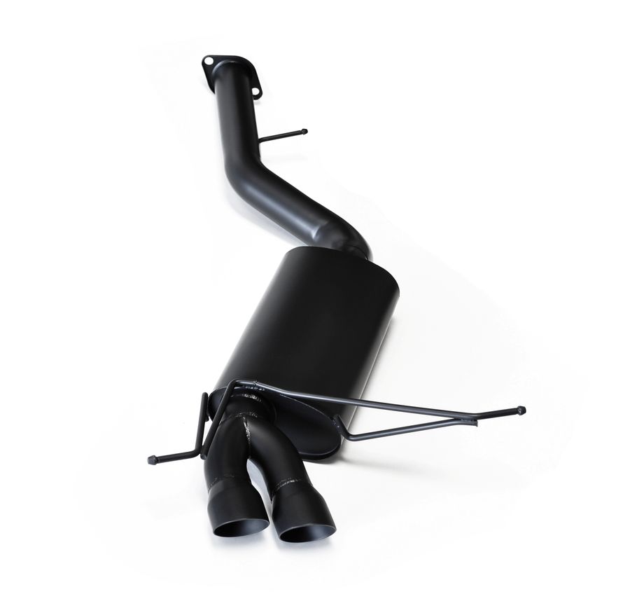 Berk Axle-Back Street Performance Exhaust with Satin Black Ceramic Coating — BMW 135i (E82)