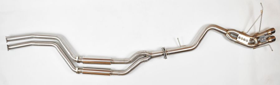 Berk Downpipe Back Race Exhaust with Muffler Delete — BMW 135i (E82)