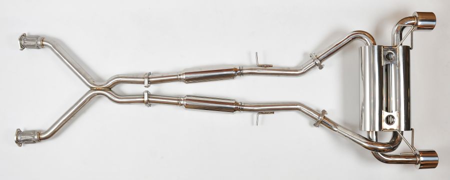 Berk 370Z Dual 2.5" Exhaust — 370Z / G37