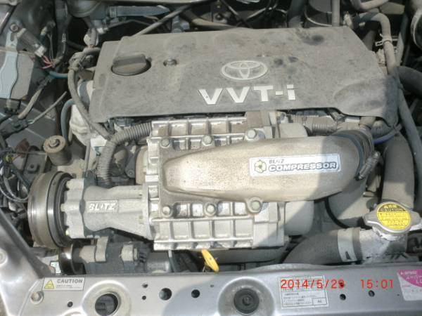Vitz NCP13 1NZ-FE & Blitz Supercharger (sold) — Used