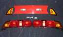 MR2 SW20 Rear Tail Lights & Garnish Set Red thumbnail 3